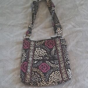 Vera Bradley Black and Pink Crossbody Bag
